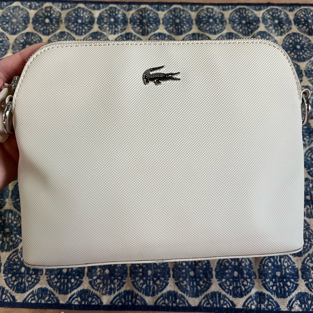 Lacoste Crème Crossbody Handbag